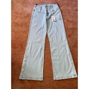 NWT ESPARANTO Wide leg High Rise Bottom Jeans